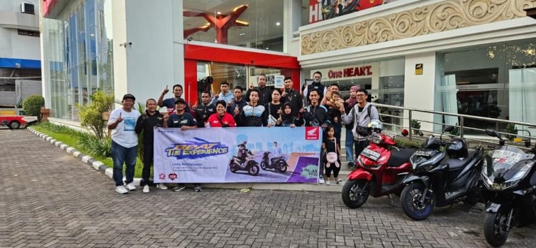 Honda Community Bali Meriahkan Peluncuran All New Honda BeAT dengan City Rolling