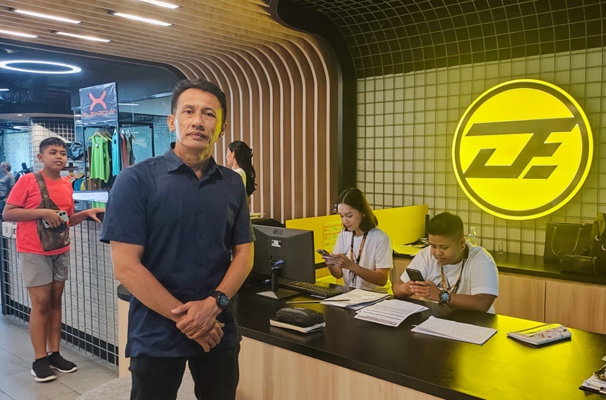 Dwi Wahyono Direktur De Gym seusai wawancara, Minggu 14 Juli 2024.
