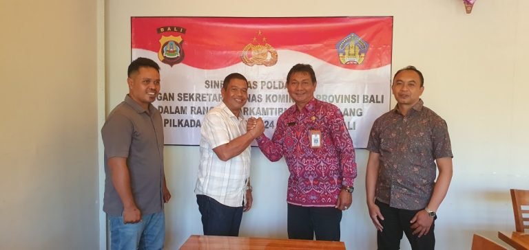 Polda Bali Temui Diskominfos untuk Wujudkan Harkamtibmas Jelang Pilkada Serentak