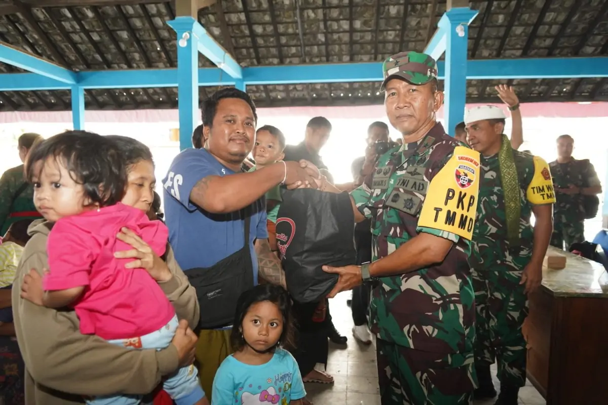 Tim Wasev Pusat Tinjau Pelaksanaan TMMD ke-121 Kodim 1610/Klungkung