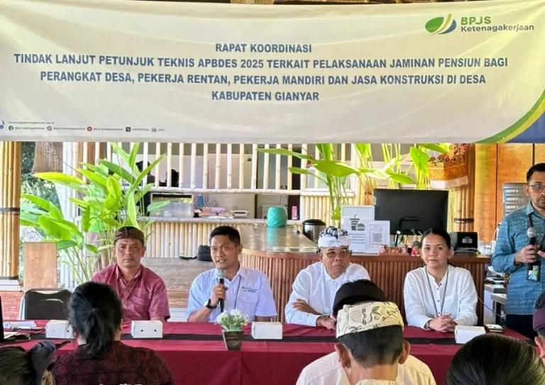 Gianyar Terapkan Jaminan Sosial bagi Pekerja Konstruksi Melalui APBDes