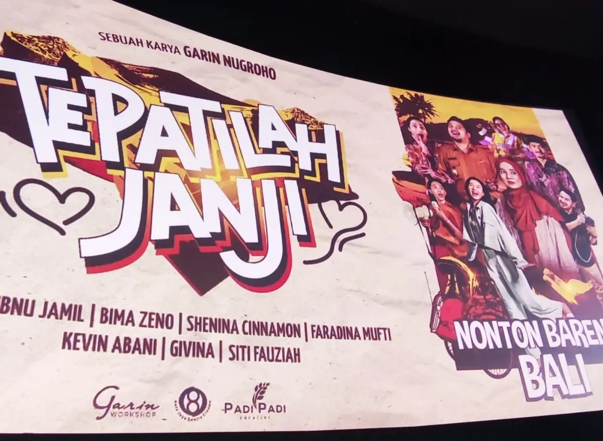 Nonton bareng film "Tepatilah Janji" di XXI Beach Walk, Kuta, Badung