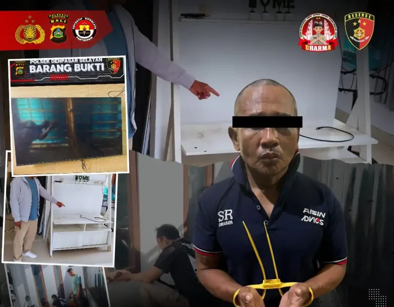 Unit Reskrim Polsek Denpasar Selatan bersama Resmob Jatanras Polres Badung berhasil mengamankan seorang residivis kambuhan yang kerap melakukan aksi pencurian