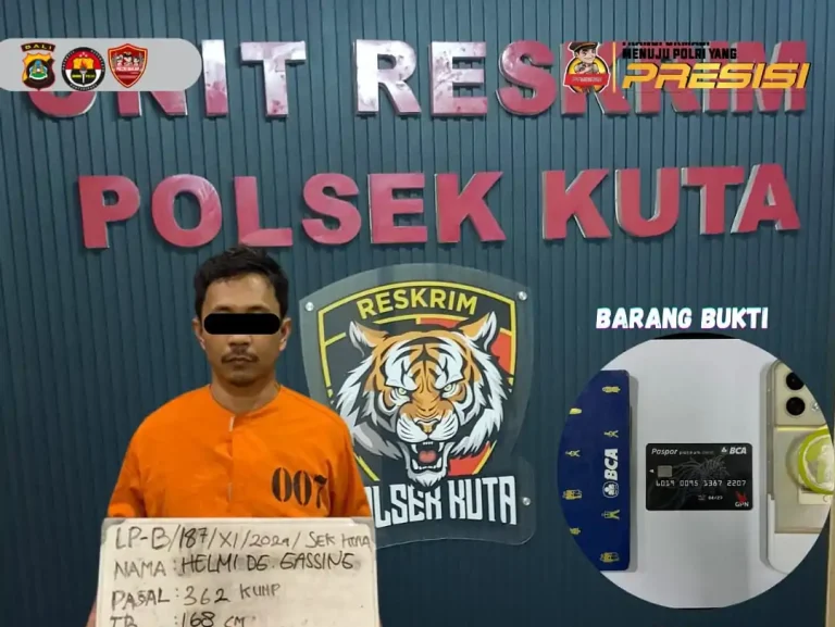 Curi Tabungan Teman Kos, Pengangguran di Kuta Habiskan Rp 100 Juta untuk Judi Online