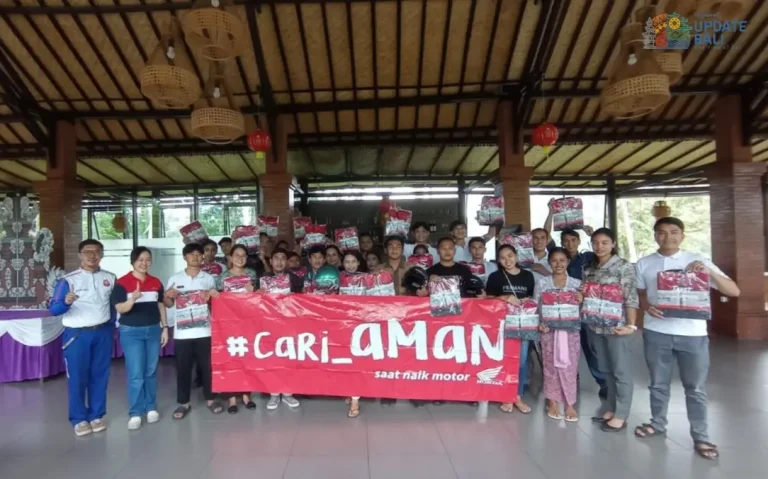 Astra Motor Bali kembali menggelar edukasi keselamatan berkendara bersama 30 karyawan Hotel Tapa Agung View Besakih