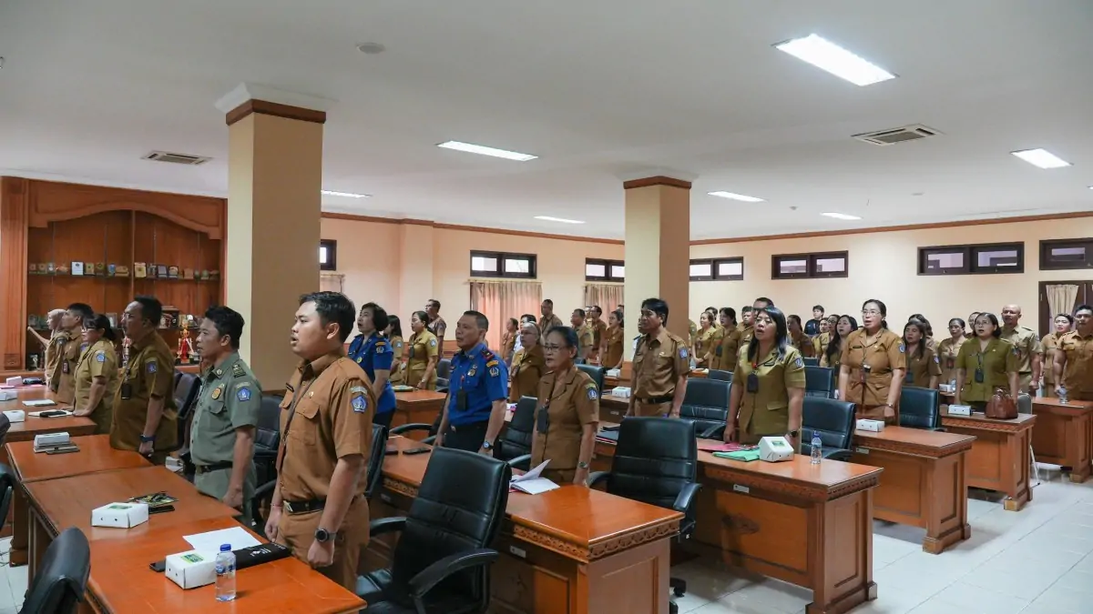 Badan Kepegawaian dan Pengembangan Sumber Daya Manusia (BKPSDM) Kabupaten Badung mengadakan Rapat Koordinasi (Rakor) Kepegawaian Tahun 2025