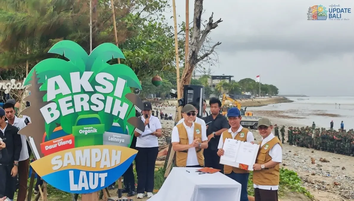 Permasalahan sampah yang menumpuk di Pantai Kuta, Badung, Bali, menarik perhatian pemerintah pusat.
