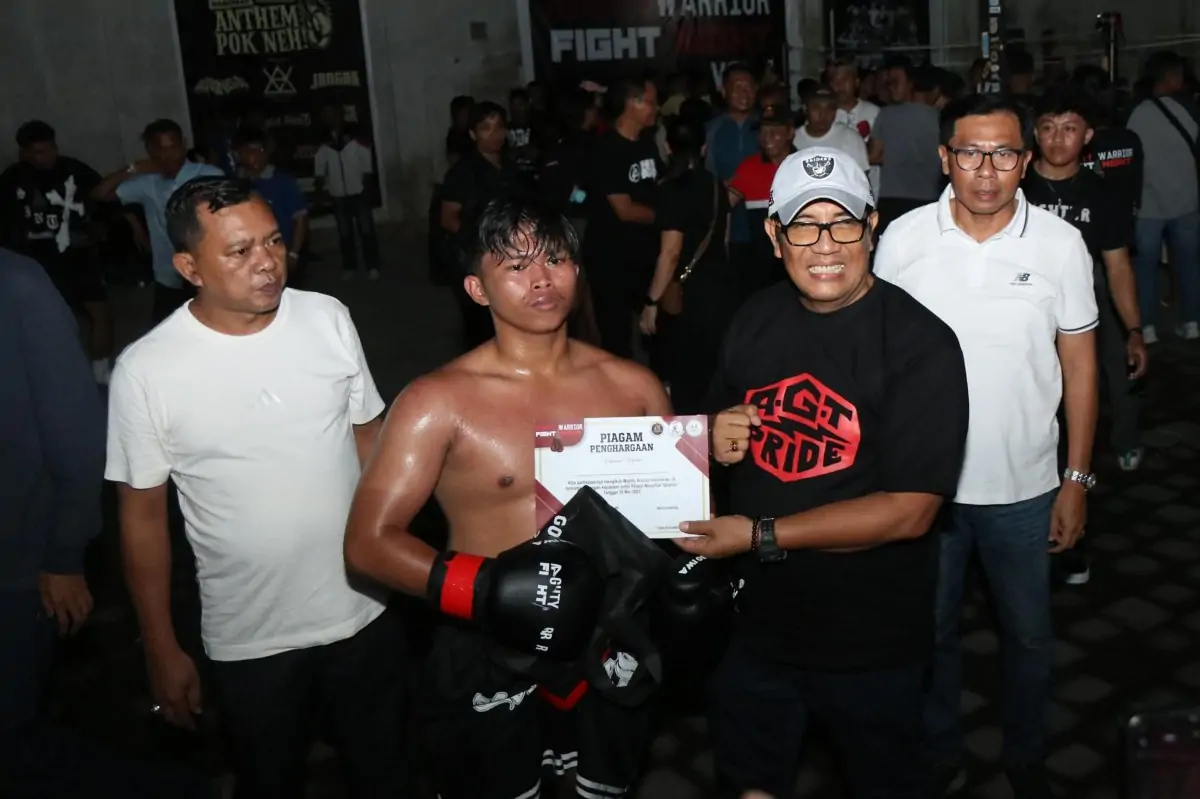Bupati Dr. I Komang Gede Sanjaya, hadir langsung gelaran Kejuaraan Amatir Boxing & Kickboxing bertajuk “Mighty Warrior Fight Night Vol. 4”