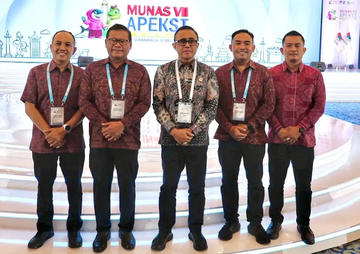 Wali Kota Denpasar, I Gusti Ngurah Jaya Negara, menghadiri langsung pembukaan Munas ke-7 Asosiasi Pemerintah Kota Seluruh Indonesia (APEKSI)