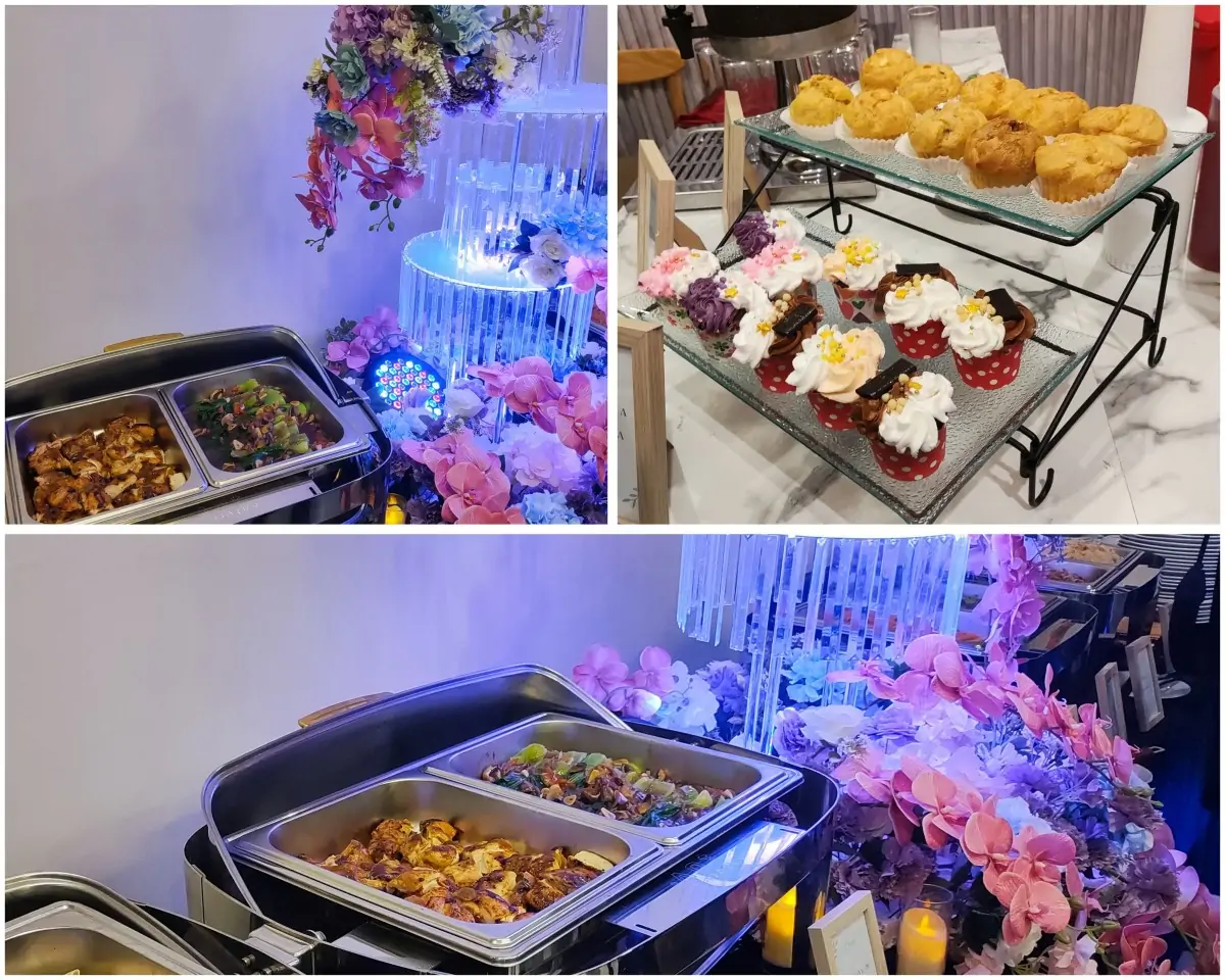 Makanan yang ditawarkan OSA Catering Bali saat peluncurannya pada Rabu, 7 Mei 2025