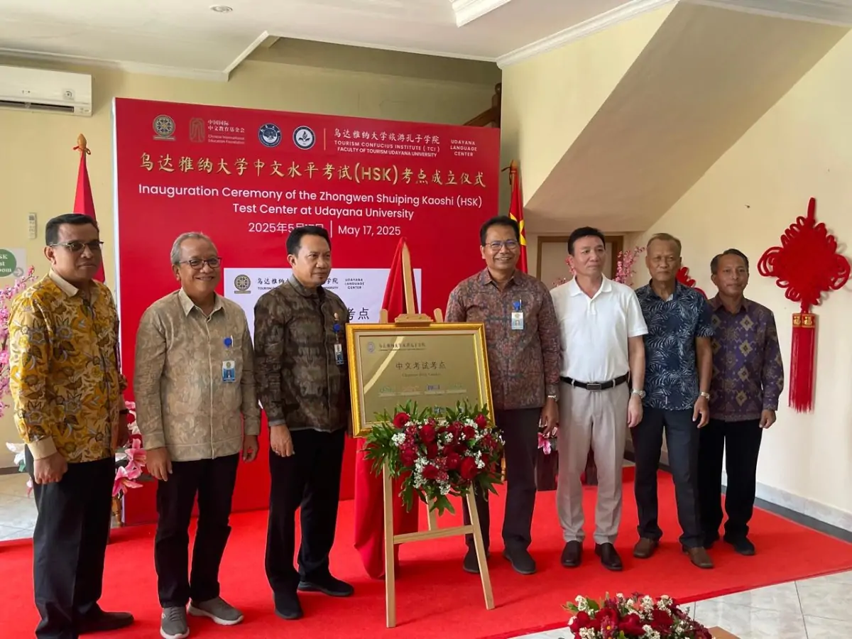 Mandarin HSK Center Diresmikan, Universitas Udayana Jadi Pusat Ujian Bahasa Mandarin di Bali