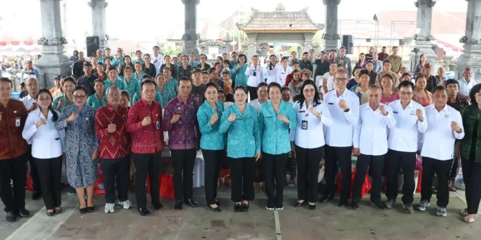 Sekretaris I TP PKK Provinsi Bali, Ny. Seniasih Giri Prasta menegaskan pentingnya peran kader PKK mendukung upaya pemerintah menekan stunting
