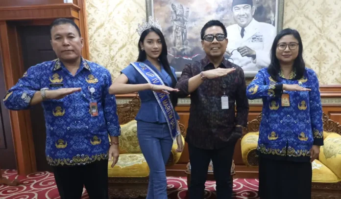 Wakil Wali Kota I Kadek Agus Arya Wibawa menerima audiensi Forum Maritim Bali di Kantor Wali Kota Denpasar, Selasa 17 Juni 2025