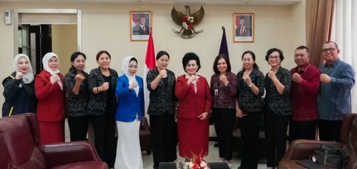Seniasih Giri Prasta, menegaskan komitmen BKOW Bali untuk bersinergi dan menyelaraskan program kerja dengan Kongres Wanita Indonesia