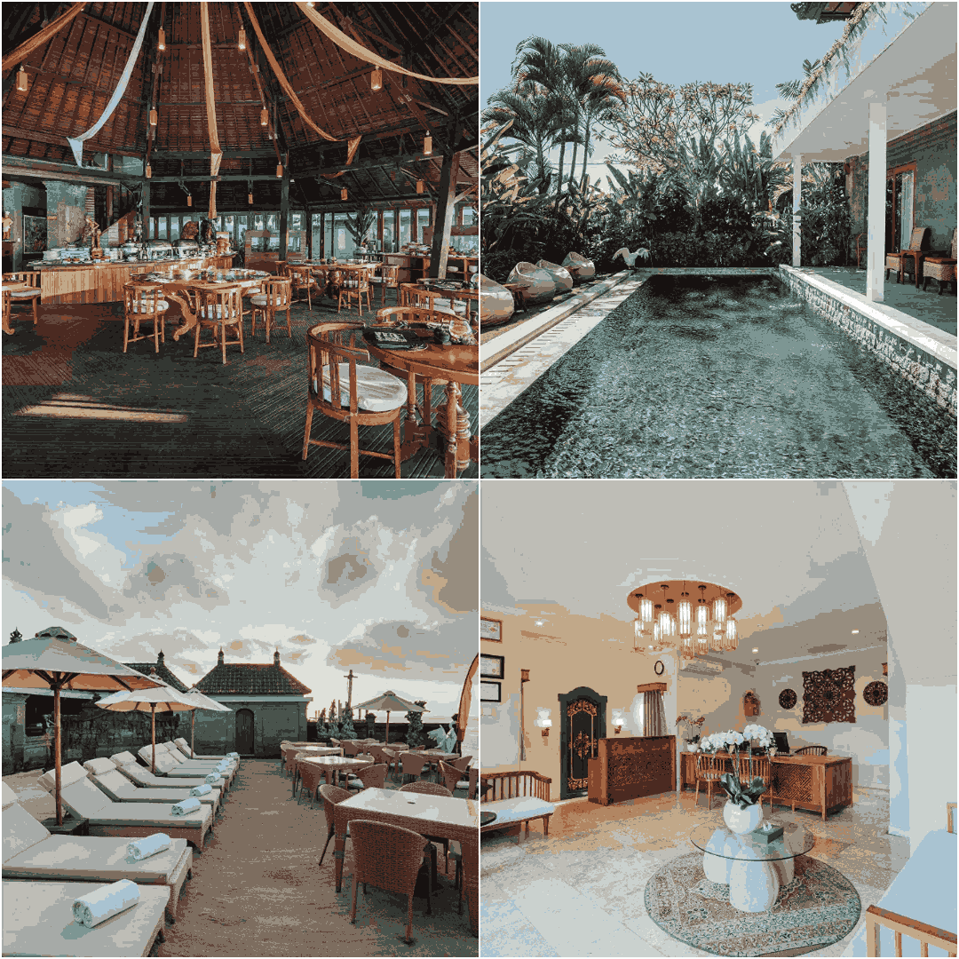 Beberapa fasilitas yang ditawarkan di Desa Swan Villa & SPA.