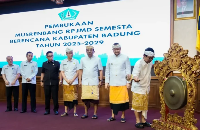 Pemerintah Kabupaten Badung menyelenggarakan Musrenbang untuk penyusunan RPJMD Semesta Berencana 2025–2029 Rabu 2 Juli 2025.
