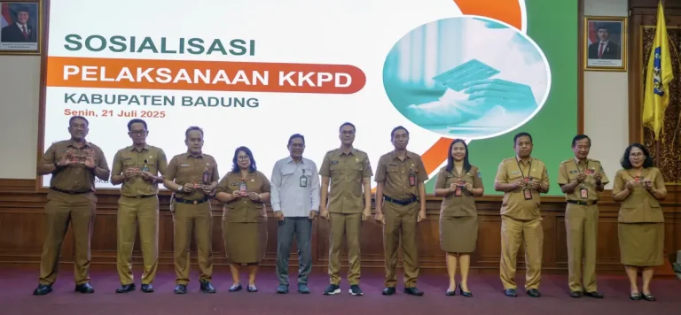 Sosialisasi Pemanfaatan Kartu Kredit Pemerintah Daerah (KKPD) untuk Tahun Anggaran 2025, resmi dibuka oleh Sekretaris Daerah Kabupaten Badung