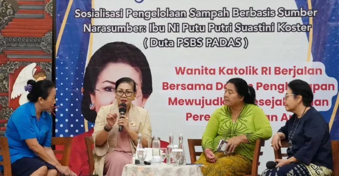 Duta PSBS PADAS Ajak Komunitas Wanita Katolik Wujudkan Pengelolaan Sampah Mandiri