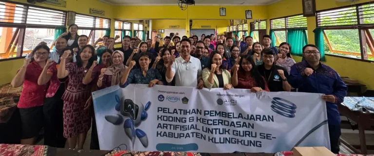 Kolaborasi ITB STIKOM Bali dan AICI, Guru Klungkung Belajar Koding dan AI