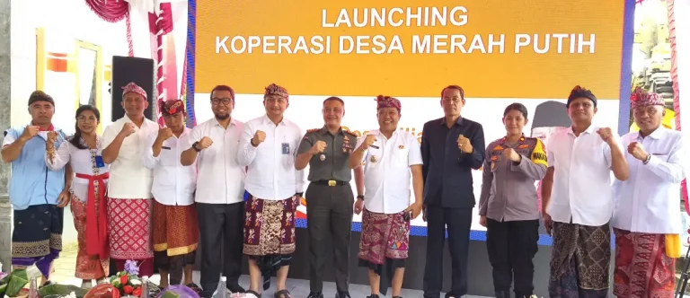 Pemerintah Kabupaten Bangli menunjukkan komitmennya dalam mendorong pertumbuhan ekonomi kerakyatan dengan menghadiri peluncuran Koperasi Desa/Kelurahan Merah Putih
