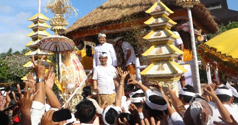 Pemerintah Kabupaten Badung melangsungkan Upacara Tawur Balik Sumpah Utama sebagai bagian dari rangkaian Karya Mapedudusan Agung