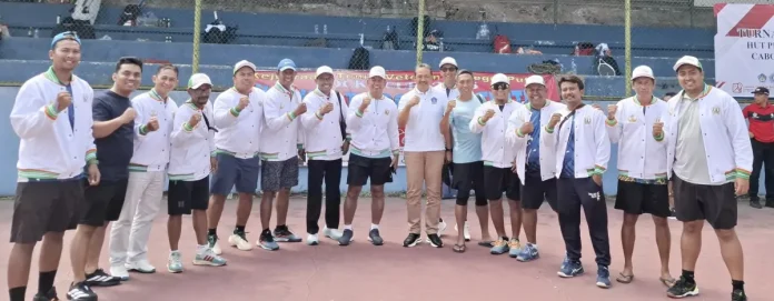 Tim tenis beregu putra Korpri Badung kembali menunjukkan dominasinya dengan meraih gelar juara pada turnamen tenis lapangan Korpri se-Bali.
