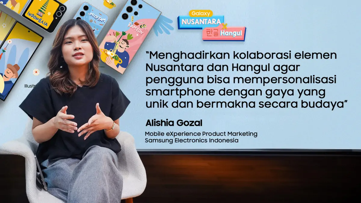 Alishia Gozal dari Mobile eXperience Product Marketing Samsung Electronics Indonesia.