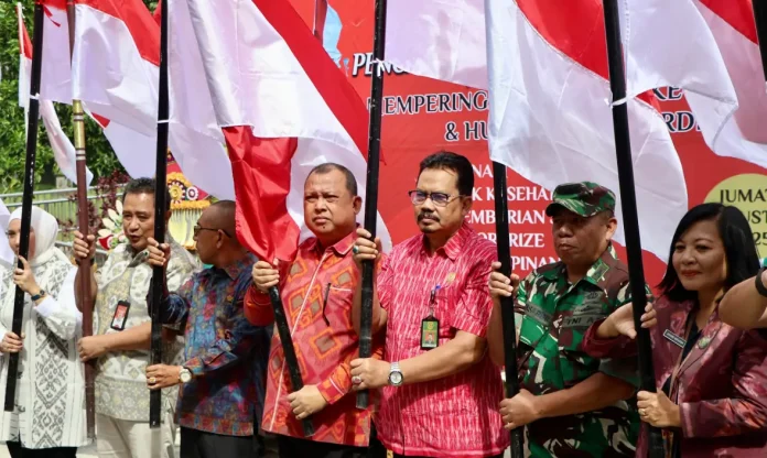 Menyambut HUT ke-80 Kemerdekaan Republik Indonesia, Pemerintah Provinsi Bali menggulirkan Gerakan Pembagian 10 Juta Bendera Merah Putih.