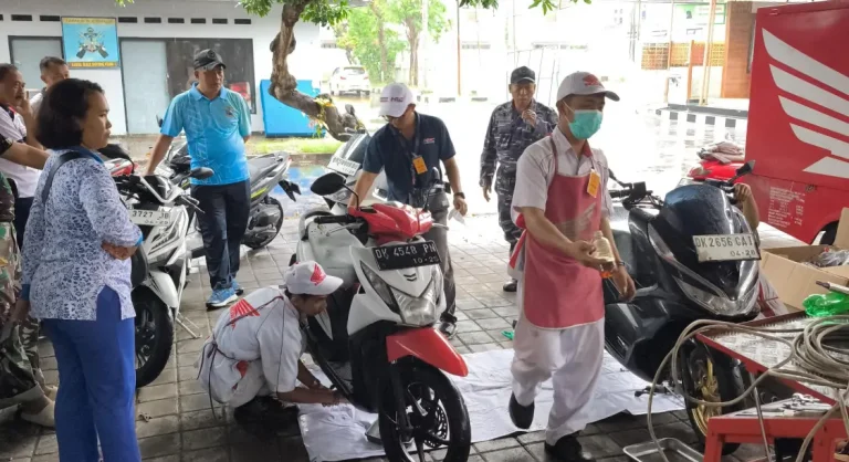 Honda Roadshow Astra Motor Teuku Umar Gaet TNI AL Denpasar Lewat Layanan Spesial