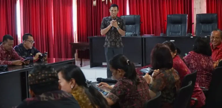 Pemerintah Kabupaten Bangli menggelar sosialisasi dan bimbingan teknis (bimtek) mengenai penggunaan aplikasi Bangli Virtual Office (BVIO)