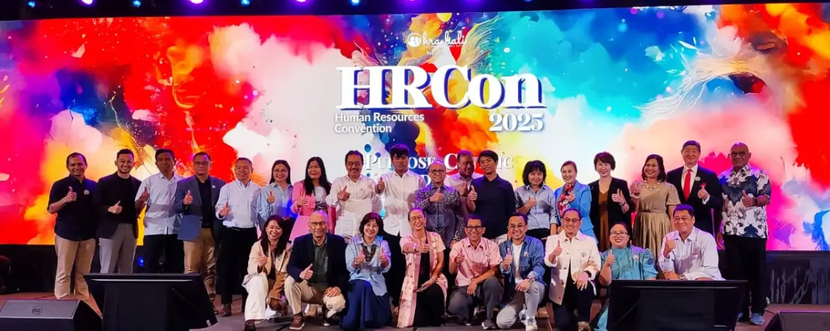 HR Convention 2025 yang digelar HRA Bali menyoroti kepemimpinan berbasis tujuan dan peluncuran Bali Hospitality Talent Playbook untuk dorong dunia kerja yang berkelanjutan.