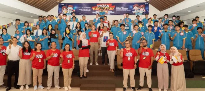Kanwil DJP Bali melaksanakan Pajak Bertutur 2025 secara serentak dengan melibatkan 383 siswa dari berbagai sekolah dan kampus untuk menanamkan kesadaran pajak sejak dini. Kanwil DJP Bali melaksanakan Pajak Bertutur 2025 secara serentak dengan melibatkan 383 siswa dari berbagai sekolah dan kampus untuk menanamkan kesadaran pajak sejak dini.