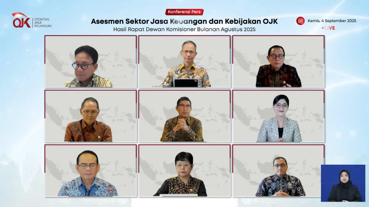 OJK menegaskan sektor jasa keuangan nasional tetap stabil dan menjadi penopang ekonomi di tengah dinamika global, didukung kinerja positif pasar keuangan dan pengawasan yang ketat.