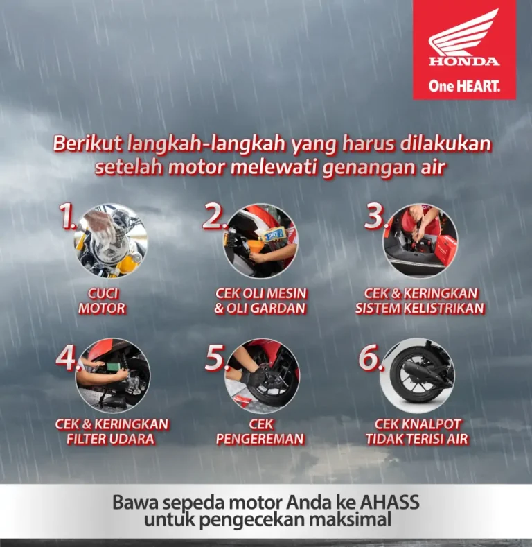Musim hujan dengan curah tinggi menimbulkan banjir di berbagai wilayah. Kondisi ini sering kali memaksa pengendara melewati genangan air