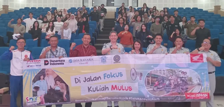 Astra Motor Bali bersama Direktorat Lalu Lintas Polda Bali dan PT Jasa Raharja Wilayah Bali menggelar edukasi keselamatan berkendara