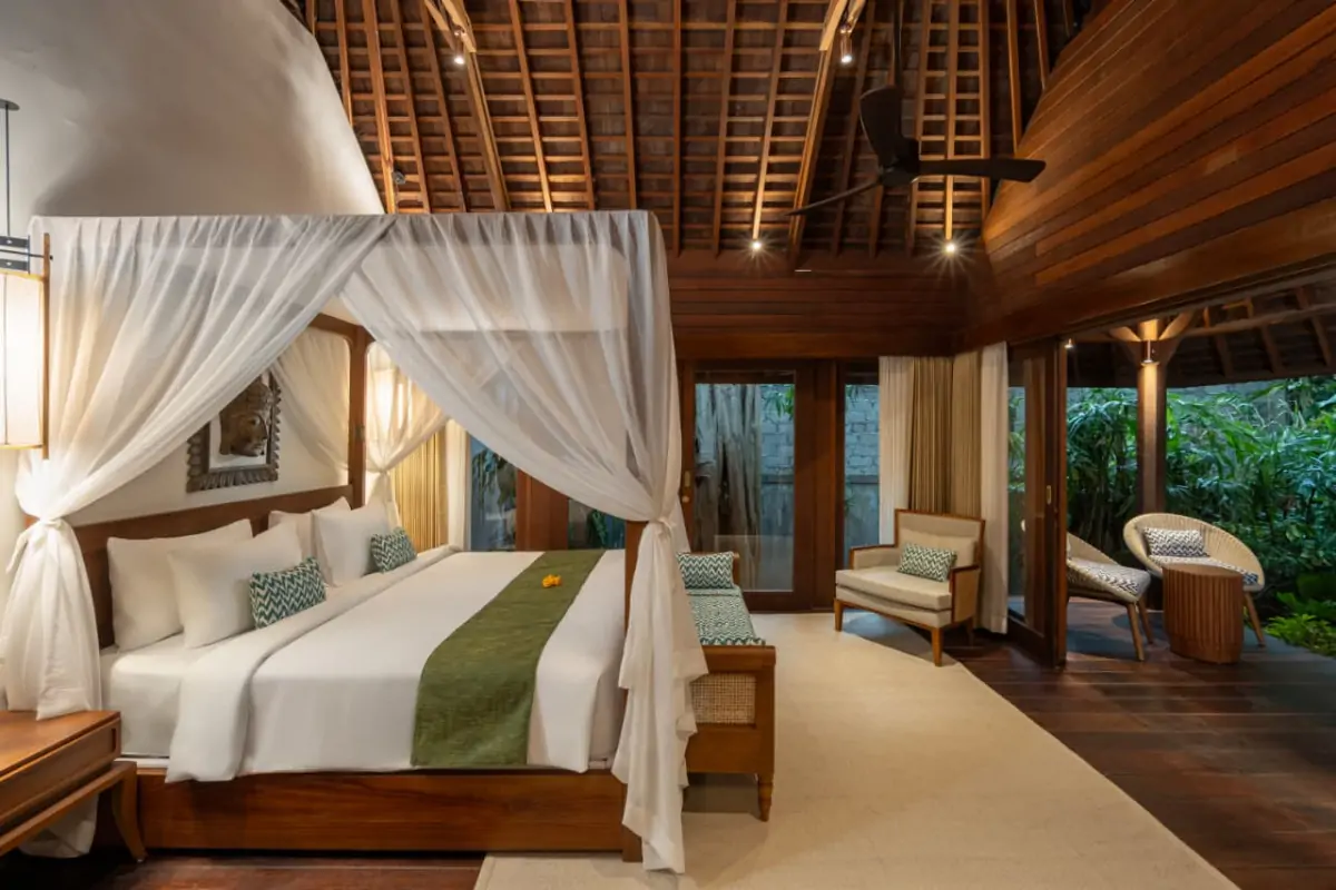 Salah satu kamar yang dimiliki The Suaka Baliaga