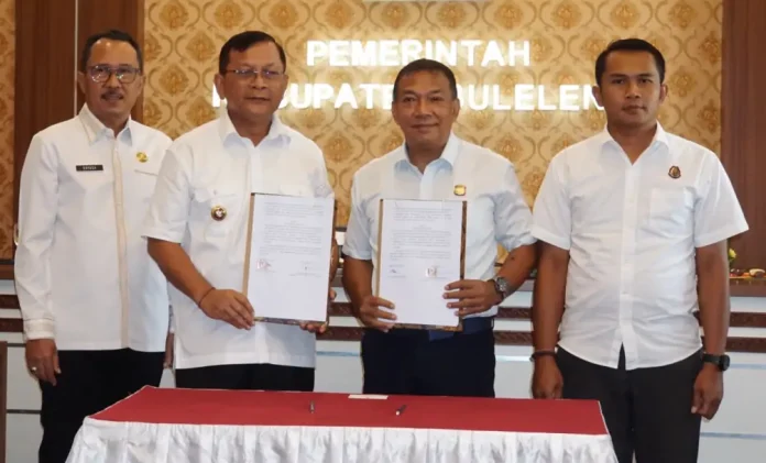 Pemerintah Kabupaten (Pemkab) Buleleng bersama Kejaksaan Negeri (Kejari) Buleleng resmi menandatangani nota kesepakatan kerja sama