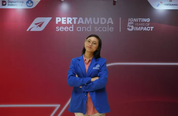kadek Karina, mahasiswa dari Bali yang lolos ke TOP 40 Pertamuda Seed and Scale 2025,