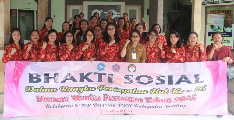 Setelah sukses dengan program DWP Mengajar untuk anak-anak PAUD, DWP Kabupaten Buleleng kembali melaksanakan kegiatan sosial.