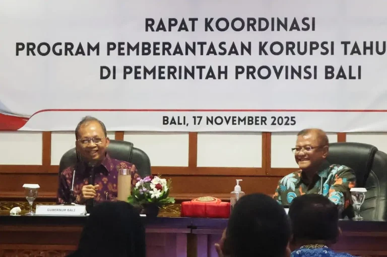Selama lima tahun, Bali berhasil mempertahankan posisi dalam penilaian Monitoring Controlling Surveillance for Prevention (MCSP) KPK RI