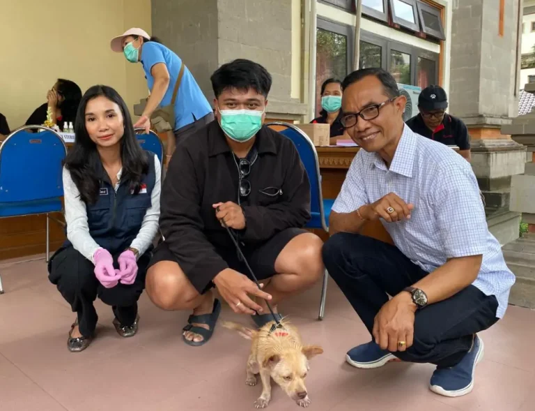 Disperpa Kabupaten Badung menghadirkan layanan kesehatan hewan gratis berupa sterilisasi dan vaksinasi rabies untuk Hewan Penular Rabies.