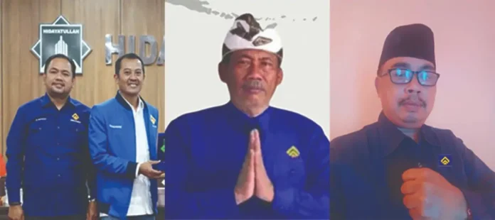 dari kiri ke kanan: Sekjen Partai Gema Bangsa Muhammad Sopyan, Ketum Ahmad Ropiq, Ketua DPW Bali I Wayan Sukla Arnata dan Sekretaris I Nyoman Widana.