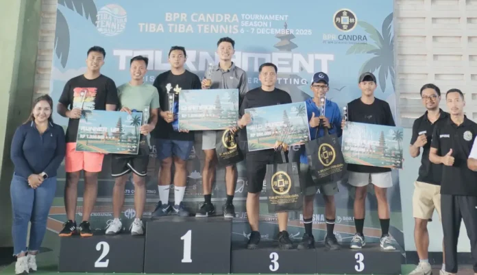 Pasangan ganda putri kategori Beginner, Ati/Kiki, harus puas menempati posisi runner up pada Turnamen Tenis Piala BPR Candra “Tiba Tiba Tenis Bali 2025” Pasangan ganda putri kategori Beginner, Ati/Kiki, harus puas menempati posisi runner up pada Turnamen Tenis Piala BPR Candra “Tiba Tiba Tenis Bali 2025”