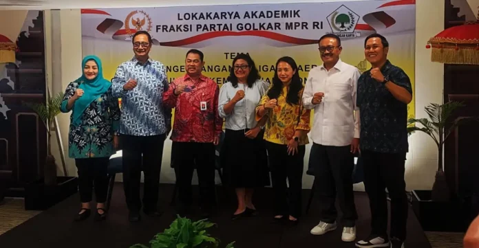 Fraksi Partai Golkar MPR RI menggelar Lokakarya Akademik bertajuk “Pengembangan Obligasi Daerah Guna Mewujudkan Kemandirian Ekonomi Daerah