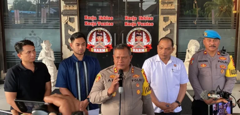 Polres Badung menyampaikan perkembangan terbaru penyelidikan dugaan tindak pidana pornografi yang melibatkan warga negara asing (WNA)