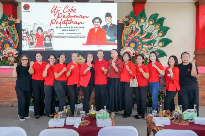 Pelatihan Perempuan Penggerak Akar Rumput Dimulai di Badung, Jadi Pilot Project Nasional PDI Perjuangan