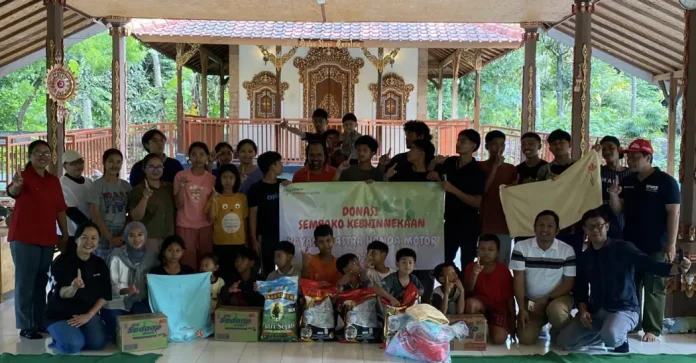 Astra Motor Bali Bagikan Bantuan Sembako dan Perlengkapan untuk Anak Panti Ananda Sevadharma