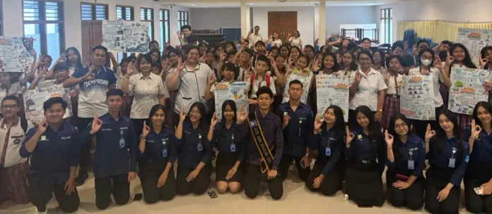 Duta Anak Kota Denpasar 2025 Komisi Jaringan, Kadek Nanda Pradnyana Putra, menginisiasi kegiatan edukatif bertajuk MATAHARI