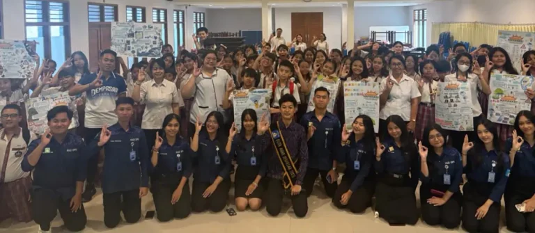 Duta Anak Kota Denpasar 2025 Komisi Jaringan, Kadek Nanda Pradnyana Putra, menginisiasi kegiatan edukatif bertajuk MATAHARI