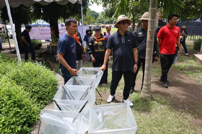 Wali Kota Denpasar I Gusti Ngurah Jaya Negara meninjau persiapan pembukaan Denpasar Festival 2025 sekaligus keberadaan Waste Department untuk memastikan pengelolaan sampah terpadu berjalan efektif.